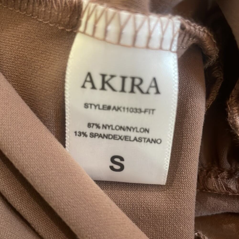AKIRA "Thank You Next" Ruched Romper Small S - Picture 5 of 6